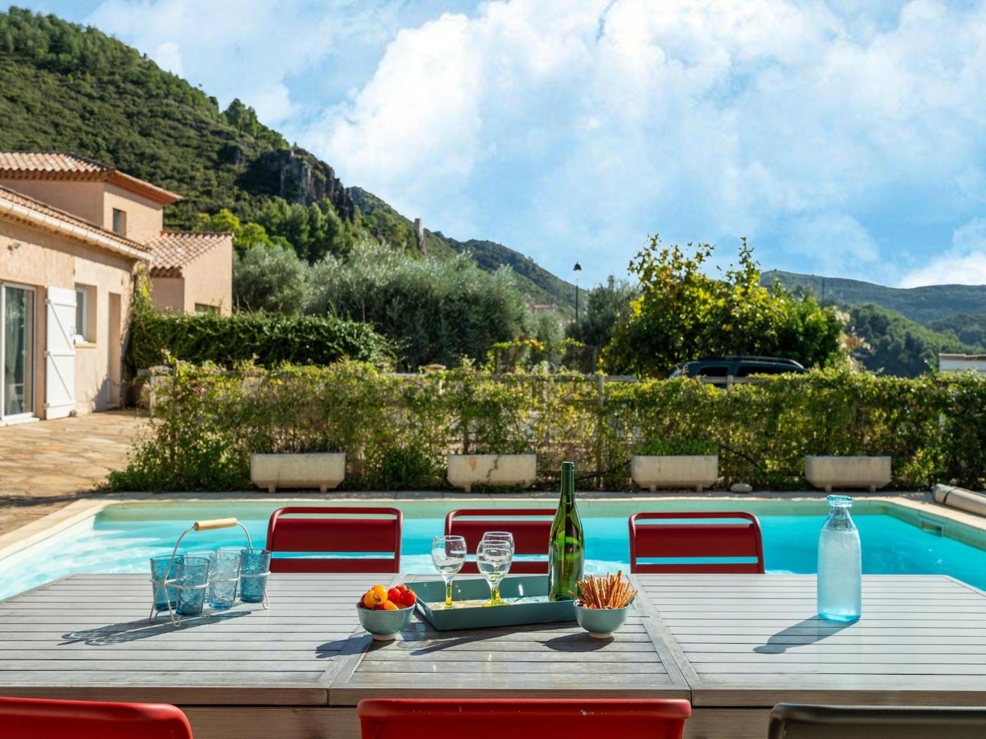 Villa House In The South Of France With Private Pool Roquebrun Exterior foto